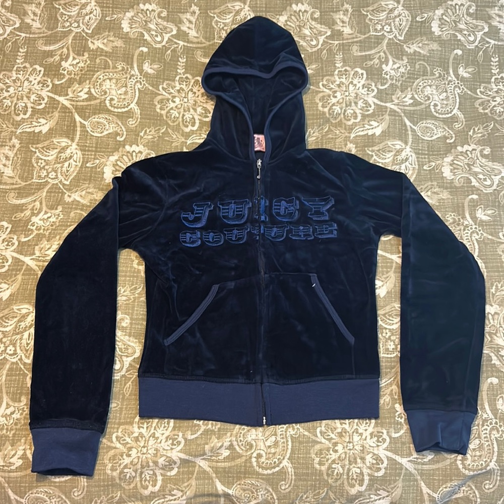 Royal Blue Juicy Couture Zip-up Hoodie
